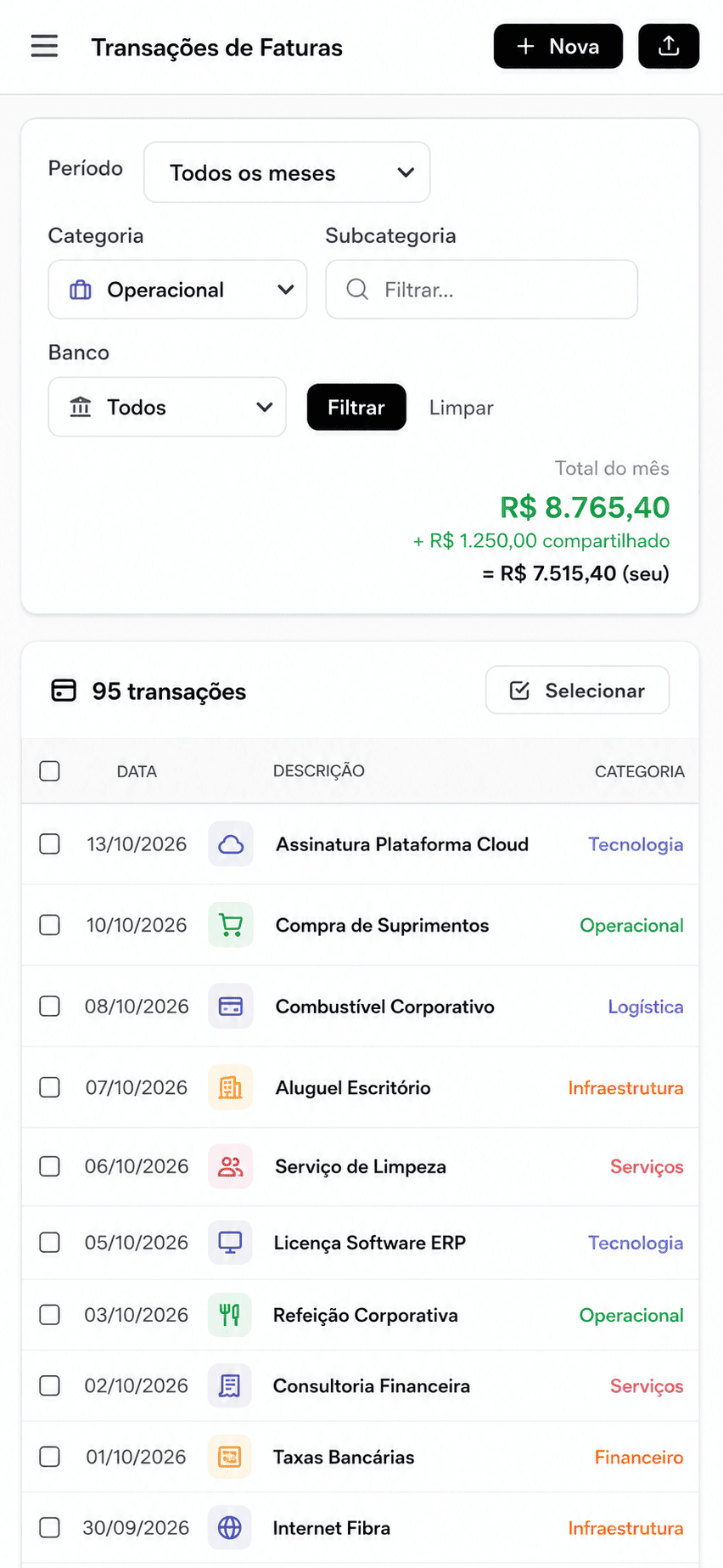 NextFin Análise Mobile
